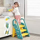 Onasti Foldable Toddler Step Stool for Bathroom