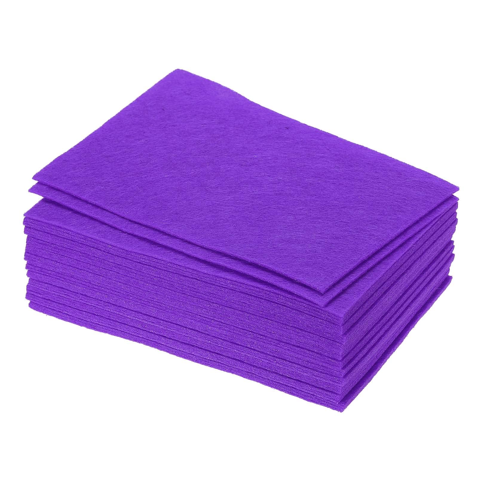 PATIKIL Soft Felt Sheets Fabric Craft Sheets Dark Purple 6 Inch x 4 Inch for DIY, Hobby, Decoration Pack of 36