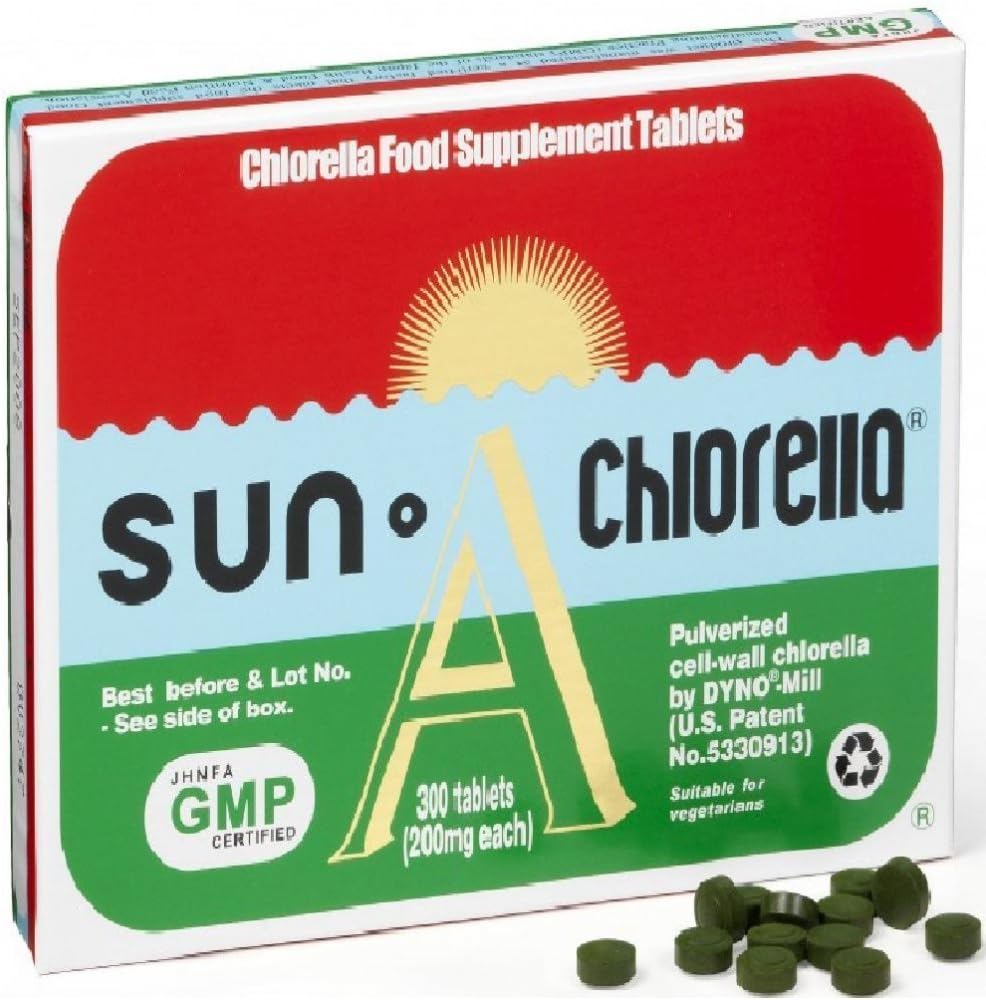 Sun Chlorella A (300 Tablets) x 3 Pack Saver Deal