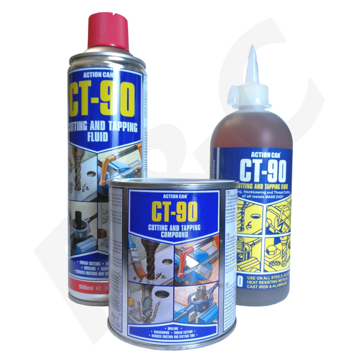 CT90 Cutting & Tapping Oil Kit Fluid Compound & Spray Drilling Sawing