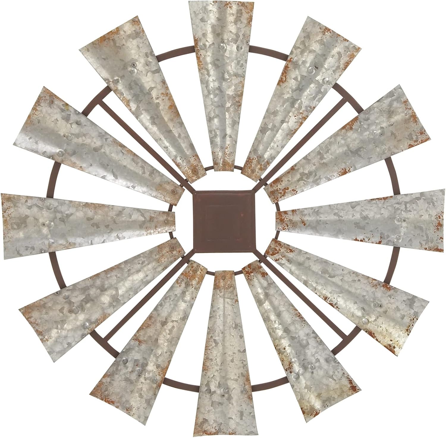 Plaques & Wall Art - Deco 79 Metal Windmill Wall Decor, 30