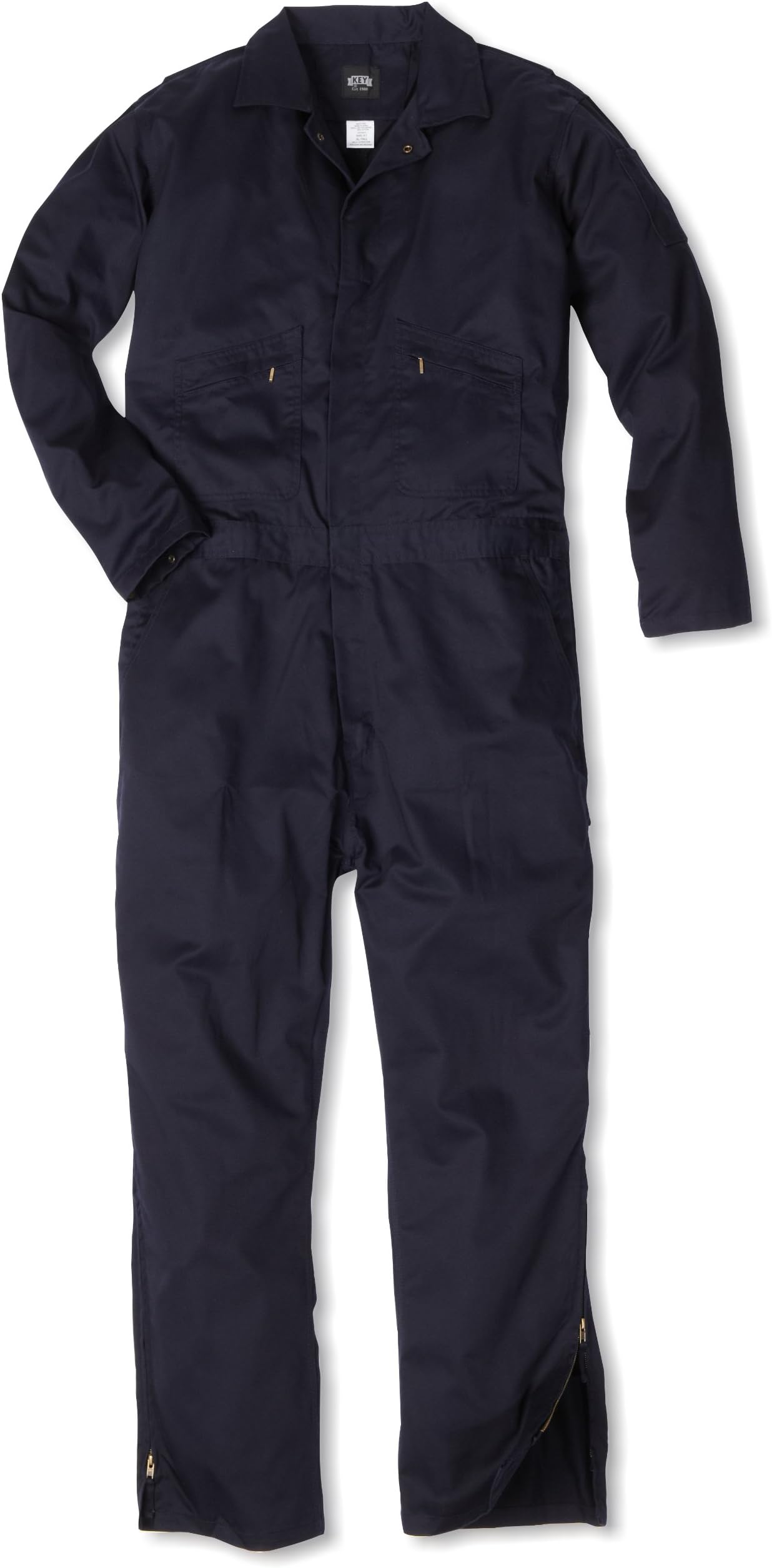Key Industries Men's Deluxe Unlined Long Sleeve Coverall