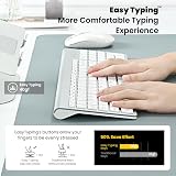 Cimetech Wireless Keyboard Mouse Combo 2.4G UK Layout Silver White view 5
