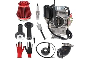 Banway GY6 150cc Carburetor, PD24J 24mm Carburetor for Kazuma Taotao Roketa SunL Baja Eagle ATV Go Kart Motorcycle Scooter 4 Stroke GY6 125cc 150cc 152QMI 152QMJ 157QMI 157QMJ Engine Carb