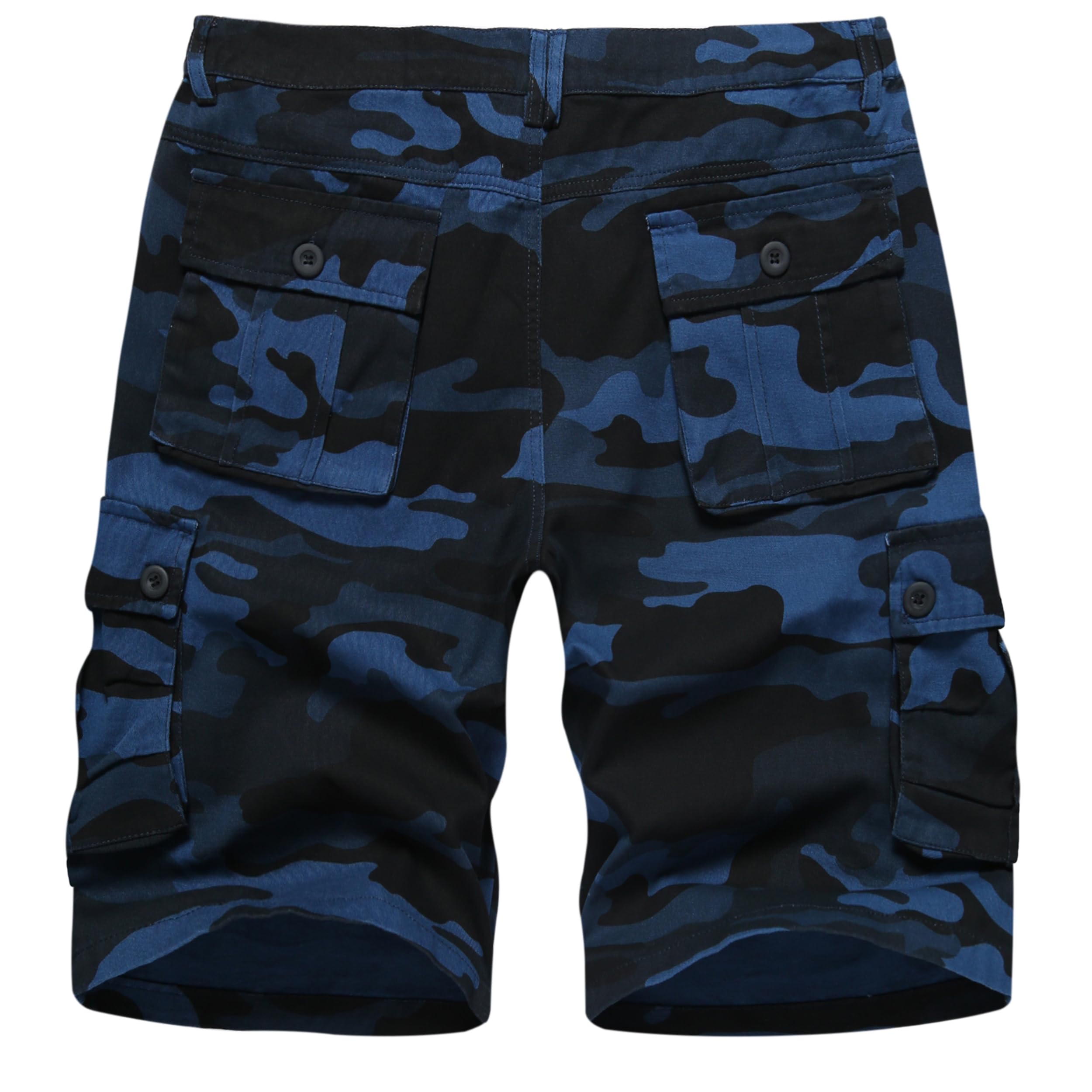 Huncher Cargo Shorts 2021 Summer Side Pockets Plus Size Shorts Khaki Casual Cott