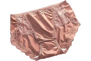 Heevina Womens Underwear Mid Waisted For Women Ice Silk Everyday Panty Soft Full Coverage Panties Comfy Briefs