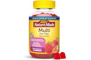 Nature Made Multivitamin For Women, Womens Gummy Multivitamins for Daily Nutritional Support, 70 Multi Vitamin Gummies, 35 Day Supply