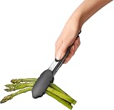OXO Good Grips 22.8 cm Tongs with Silicone Heads Black view 6