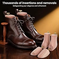 1 Pack Cedar Boot Tree for Men/Women, Storage Bag
