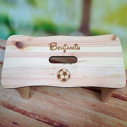 Personalised Wooden Toddler Chair Childrens Step Stool Small