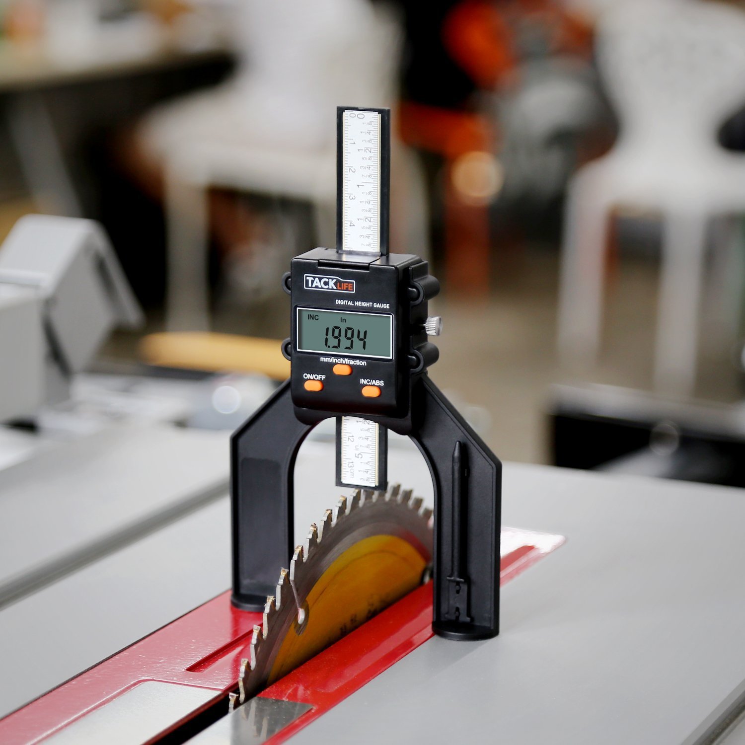 Digital Height Gauge Depth Gauge Table Saw Height Gauge with Three