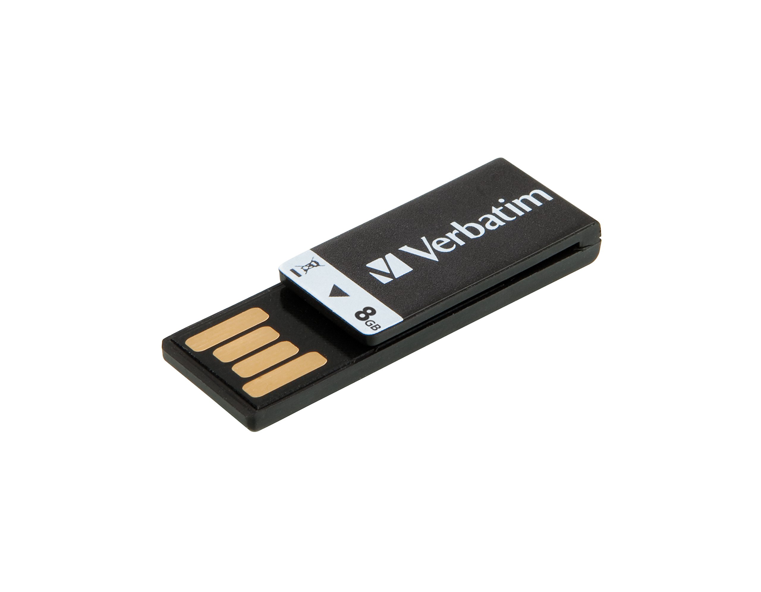 Verbatim 8GB Clip-It USB Flash Drive - Black*