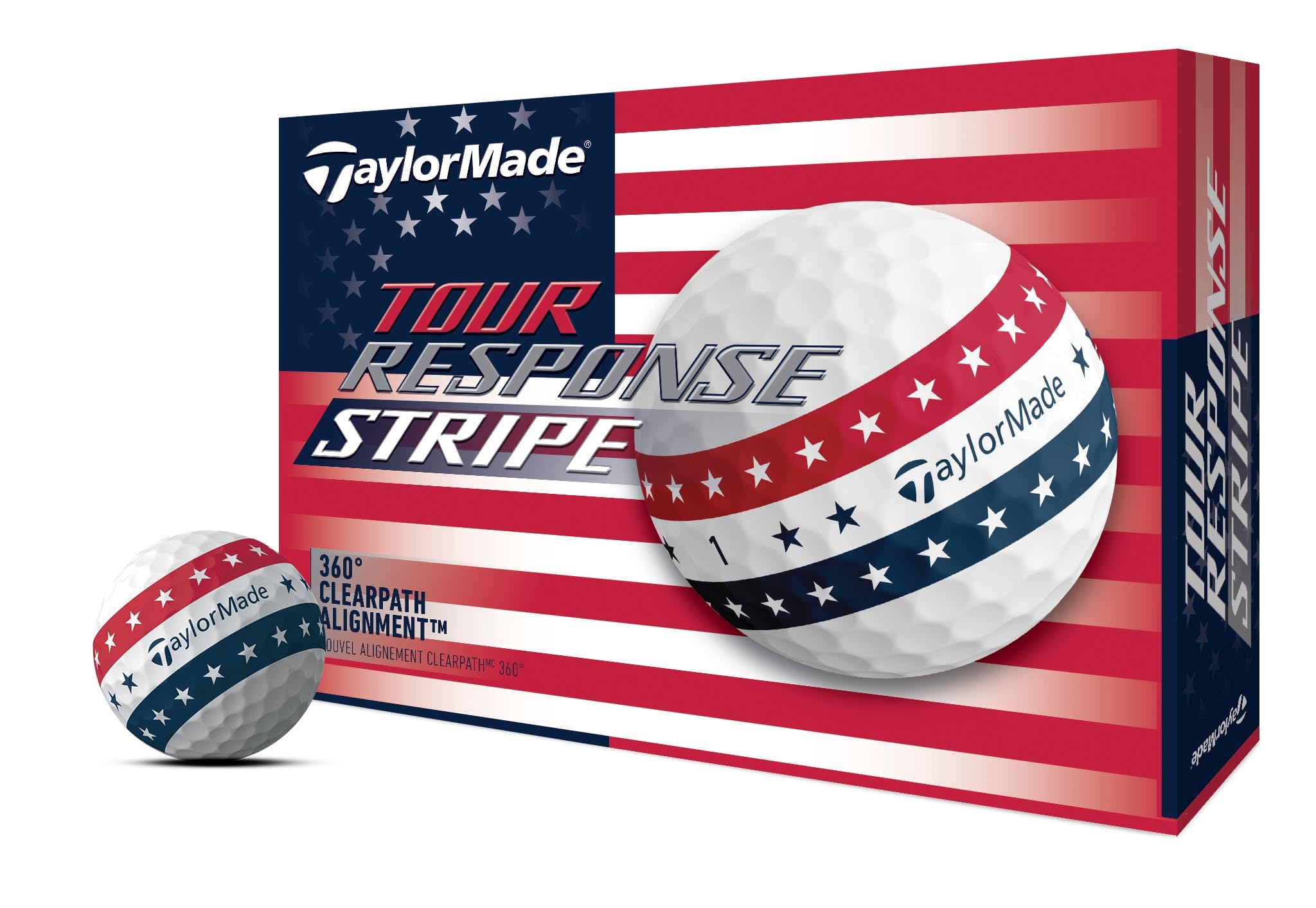 Photo 1 of *** 3 PACK** TaylorMade Golf Tour Response Stripe USA