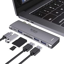 USB C Adapter for MacBook Pro/Air M1 M2 M3 2021