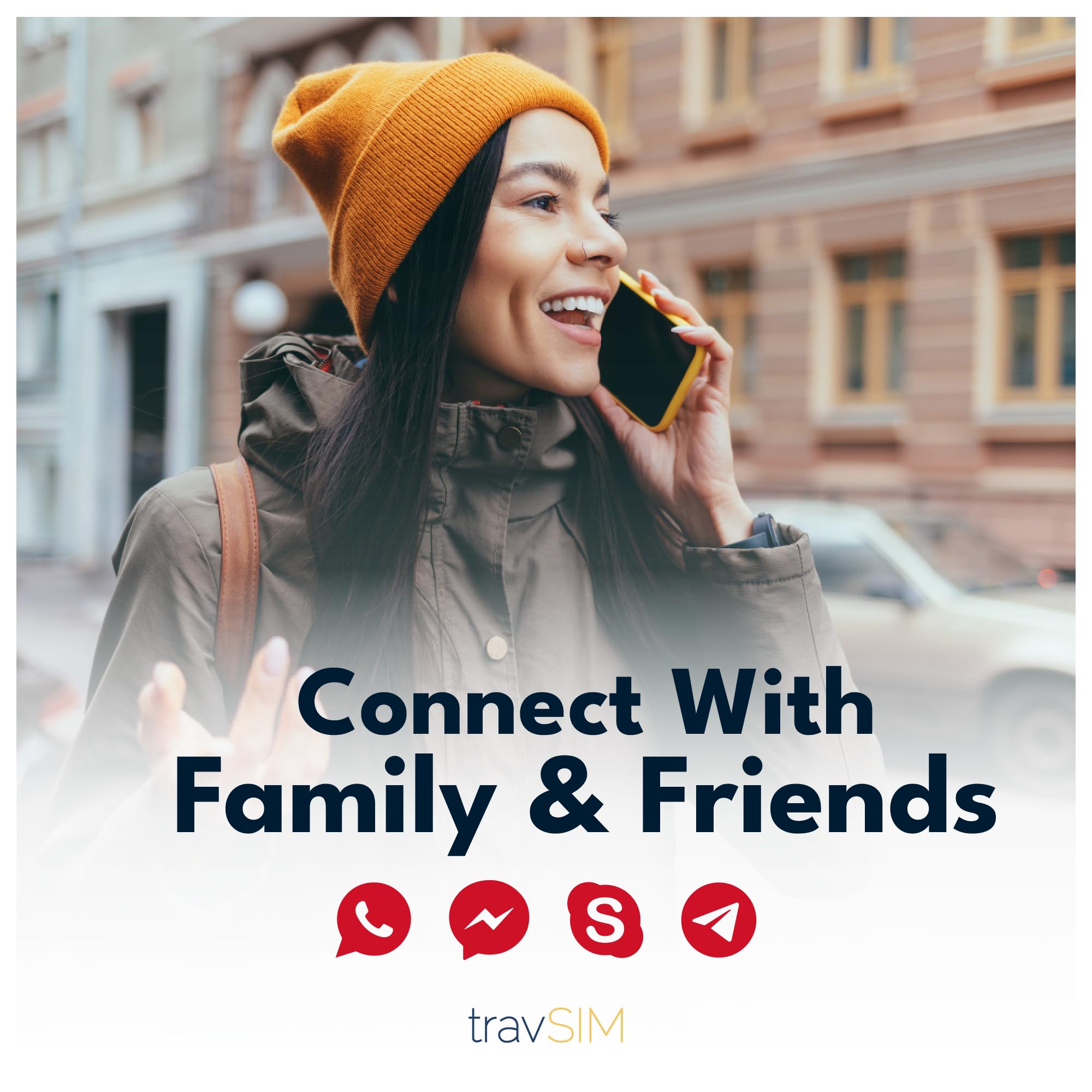 travSIM UK SIM Card | 40GB Data + Unlimited Calls & Texts | 4G/5G Speed | Works Throughout The UK | SIM Card UK is Valid for 30 Days