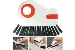 Taicols 2-in-1 Groove Cleaning Brush, Window Track Cleaning Tool, 2024 New Multifunctional Hard Bristle Gap Cleaning Brush, S