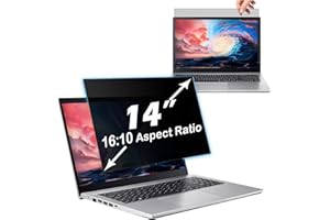 PRSPR 14" 16:10 Anti Peeking Filter, Laptop Monitor, Privacy Filter, PC Screen Filter, Double Sided, Plug-in Easy Installatio