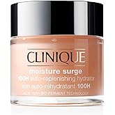 Clinique Moisture Surge 100H Auto-Replenishing Hydrator Oil Free Face Moisturizer With Hyaluronic Acid For All Skin Types | H