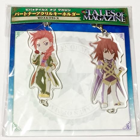 Amazon ビバ テイルズ オブ マガジン パートナー アクリルキーホルダー ゼロス クラトス シンフォニア Tos アクキー アニメ 萌えグッズ 通販