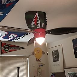 Amazon Com Craftmade Kids Ceiling Fan Boys Wb348ts Tiger Shark