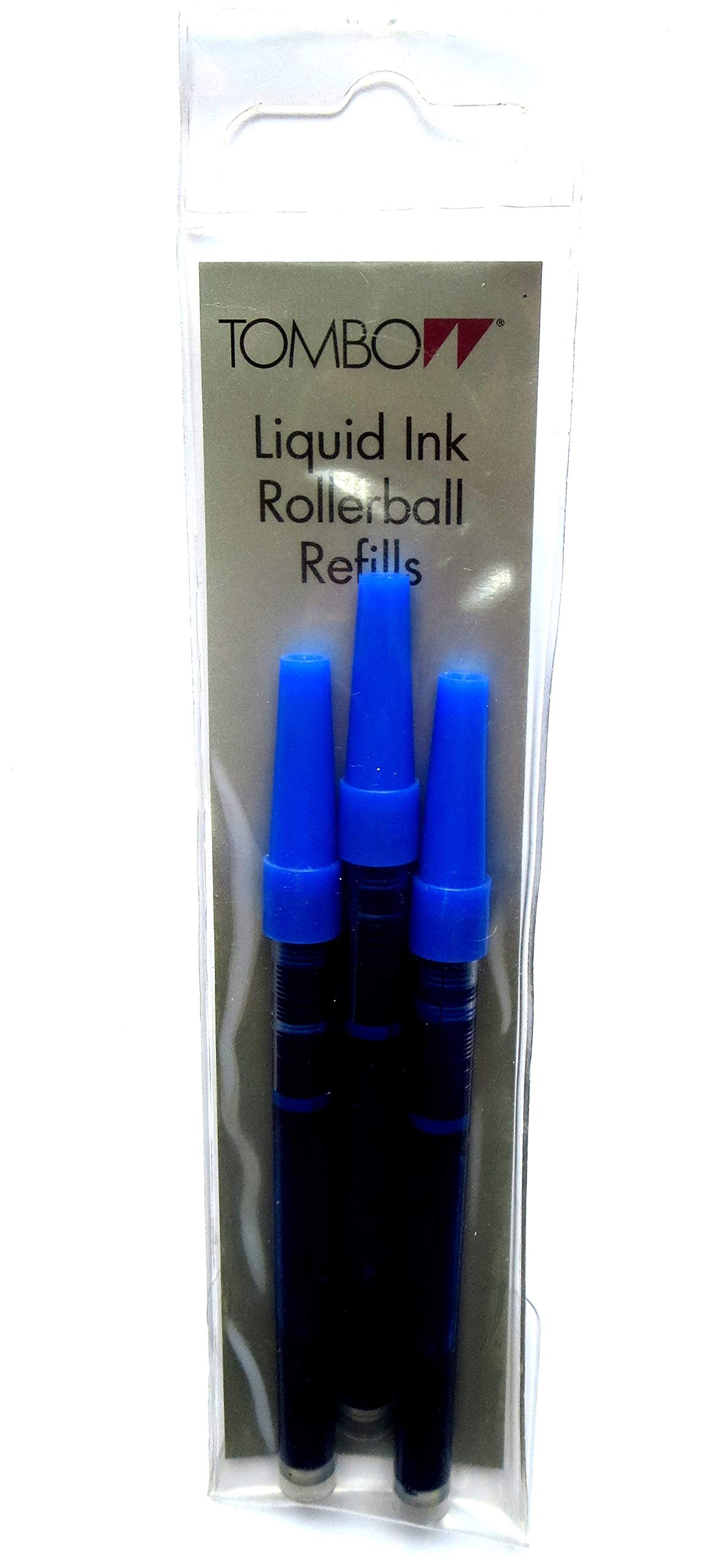Tombow Liquid Ink Rollerball Refills 3 Pack - 0.5mm Blue BK-LP05-2HP