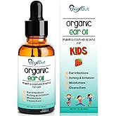 Natural Mullein Ear Wax Removal Oil & Cleaner Drops with Strawberry for Kids | Earwax Softener, Moisturizer & Allergy Soothin