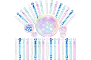 RITASTAR Mini Bubbles for Kids Party Favors,32 PCS Small Bubble Wands Toys Bulk for Classroom Prize,Birthday Goodie Bag Stuffers,Bubble Blower Toy Sticks with Bubble Solutions,Gift Box,Winter Snowflake Designs