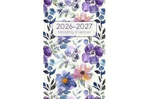 2026-2027 Monthly Planner: 24 Months from January 2026 to December 2027 | Size 5x8 Inches
