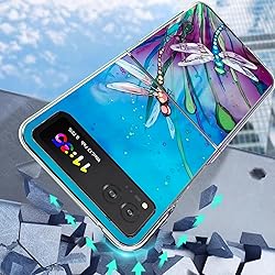 Bcov Case for Motorola Razr 2023, Cute Dragonfly