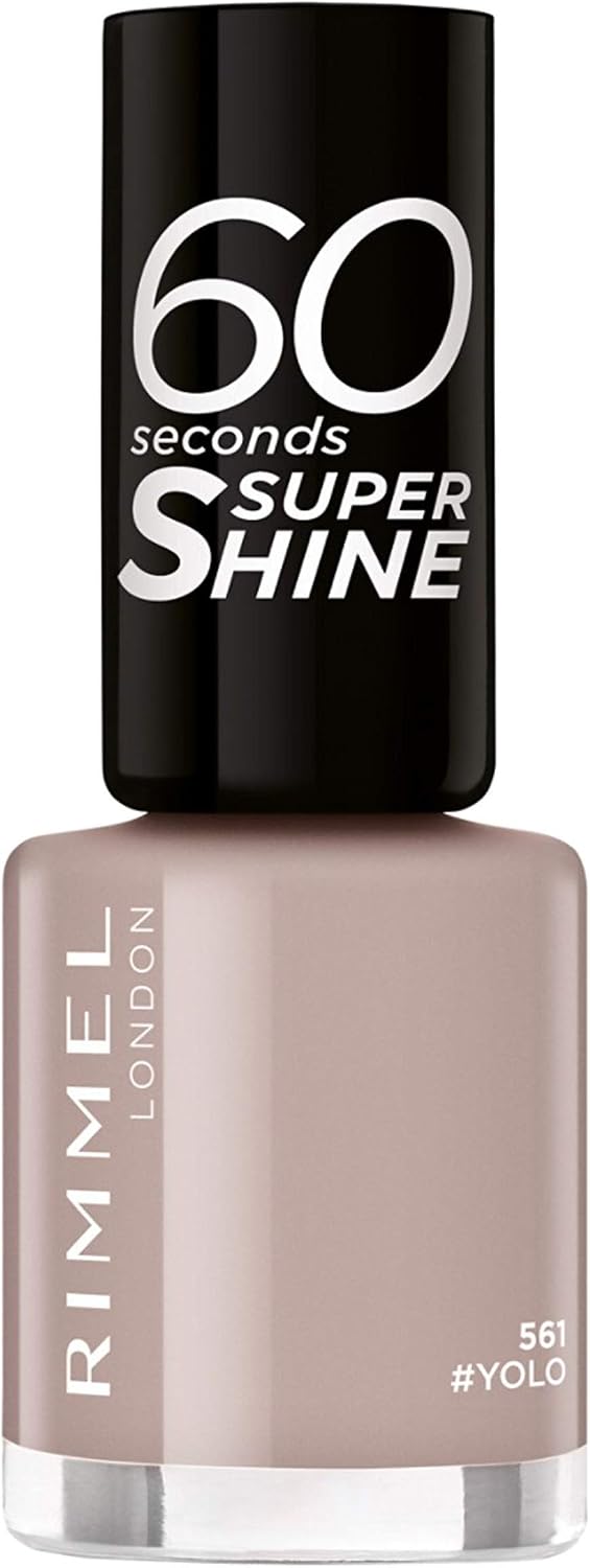 Rimmel 60 Seconds Super-Shine Nail Polish, Yolo 561, 8 ml