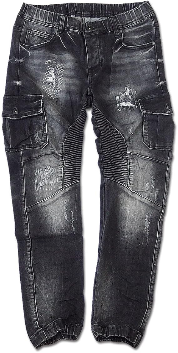Amazon ブラックデニム ダメージ ジョガーカーゴパンツ ダメージ デニム メンズ パンツ ボトムス ストレッチ s 30インチ ロングパンツ 通販 Amazon ブラックデニム ダメージ ジョガーカーゴパンツ ダメージ デニム メンズ パンツ ボトムス ストレッチ s 30インチ ロングパンツ 通販