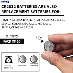 LOOPACELL CR2032 3V Lithium Coin Battery