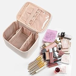 OCHEAL Makeup Bag, Portable Cosmetic Bag, Large