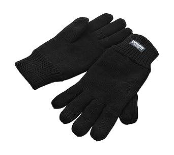 Thinsulate - Herren 3M Winter Handschuhe Thermo Futter - Schwarz, L / XL