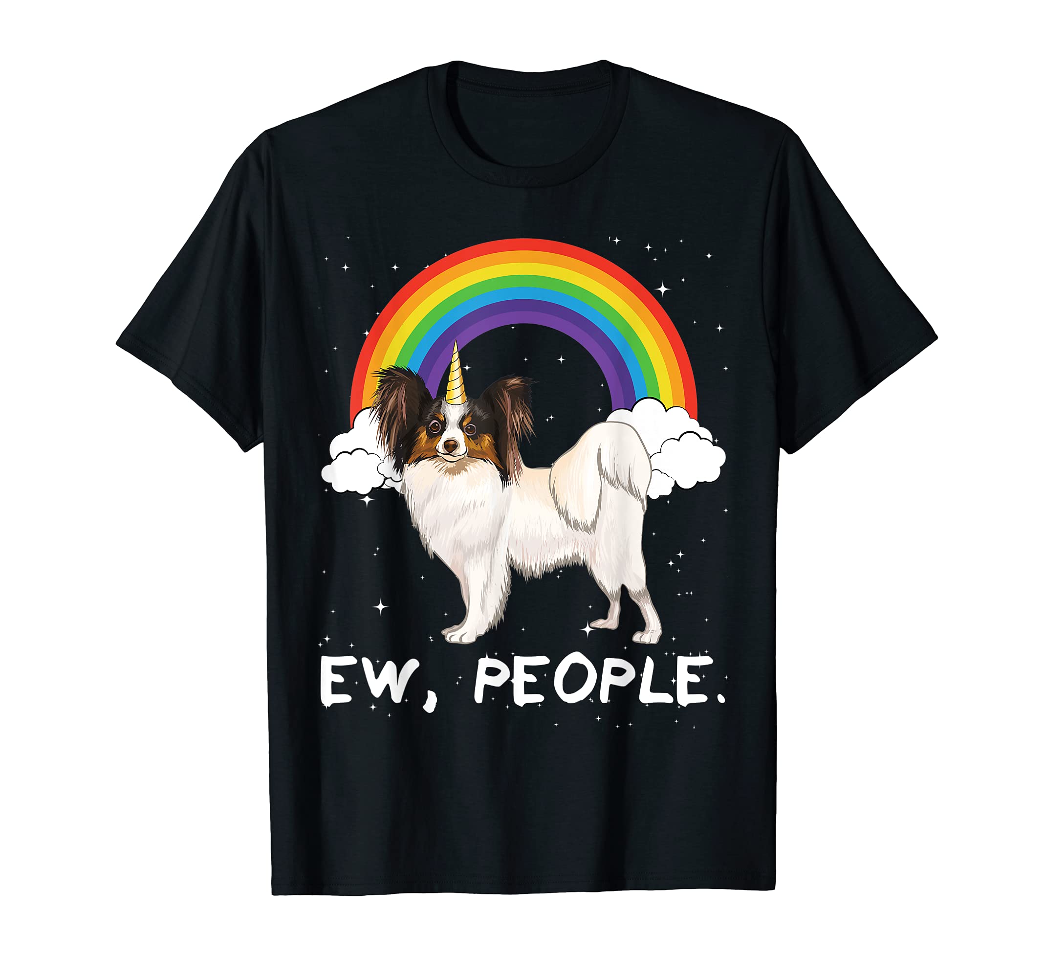Rainbow Soft Coated Wheaten Terrier Ew People Unicorn Dog T-Shirt