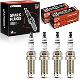 A-Premium Iridium Platinum Spark Plugs Compatible with Honda CR-V, Civic, Accord, Crosstour & Hyundai Elantra, Elantra Coupe/