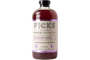 Ficks Premium Cocktail Mix (Blackberry Margarita, 32oz ea.)