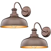 Outdoor Farmhouse Barn Light, Outside Wall Sconce, Weather Resistant Anti-Rust Farmhouse Exterior Wall Light, Outdoor Lantern