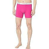 Tommy Hilfiger Men's Cotton Classics 3-Pack Boxer Brief Magenta