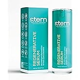 ReGenerative Plant Stem Cell Anti-Aging Face Serum, Hyaluronic Acid, Gluconolactone & Glycoproteins, Exosome-Inspired, Peptide-Like Skin Tightening & Firming Formula, 1oz