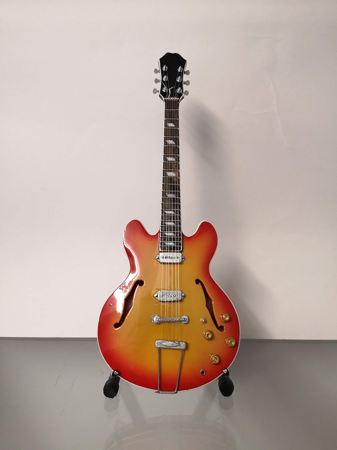 Paul Weller Miniature Guitar Replica, Music Gifts, Handmade Ornamental 1/4 Scale, Includes a Display Box - Image 5