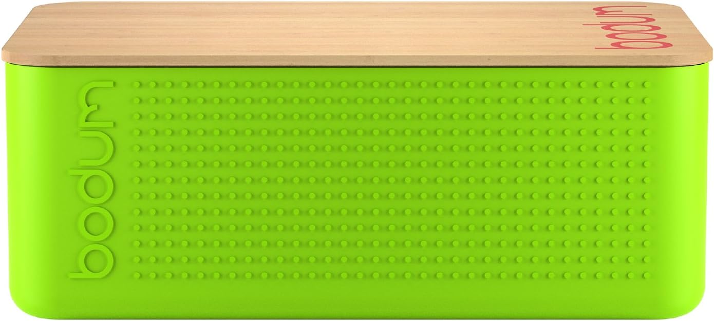 BODUM Bistro Bread Box, Lime, Large BigaMart