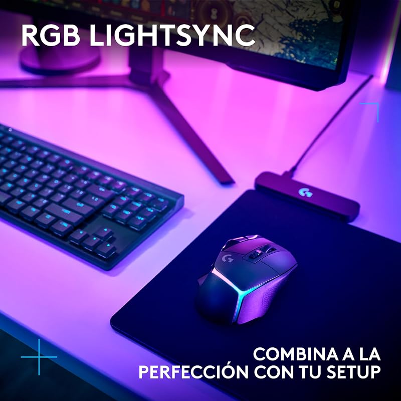 G502 X Plus, Ratón inalámbrico Gaming - Negro