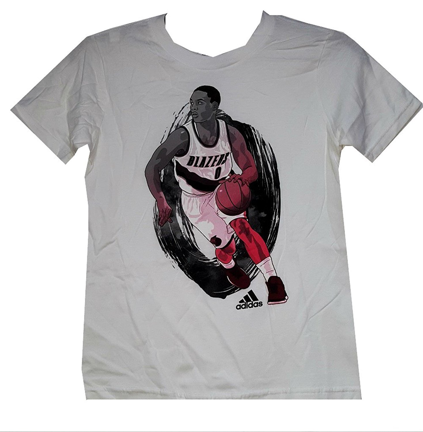 Damian Lillard 0 Portland Trail Blazers Heroic Dash T Shirt 6638 | Jznovelty