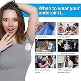 GingerUPer Armpit Sweat Pads 30 Pads Disposable Underarm Dress Shields view 6