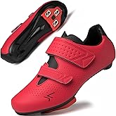 Mens Womens Cycling Shoes Compatible with Peloton Road Bike Riding Bicycle Pre-Installed Delta Cleats