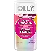 OLLY Supplement Capsules gluten free multi-strain female-focused probiotic supplement Happy HOO-HA supports vaginal health 25