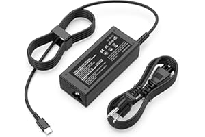 HEHALOTU 65W 45W Universal USB C Laptop Charger Compatible with HP Chromebook Dell Lenovo Acer Asus Samsung Google Computer a
