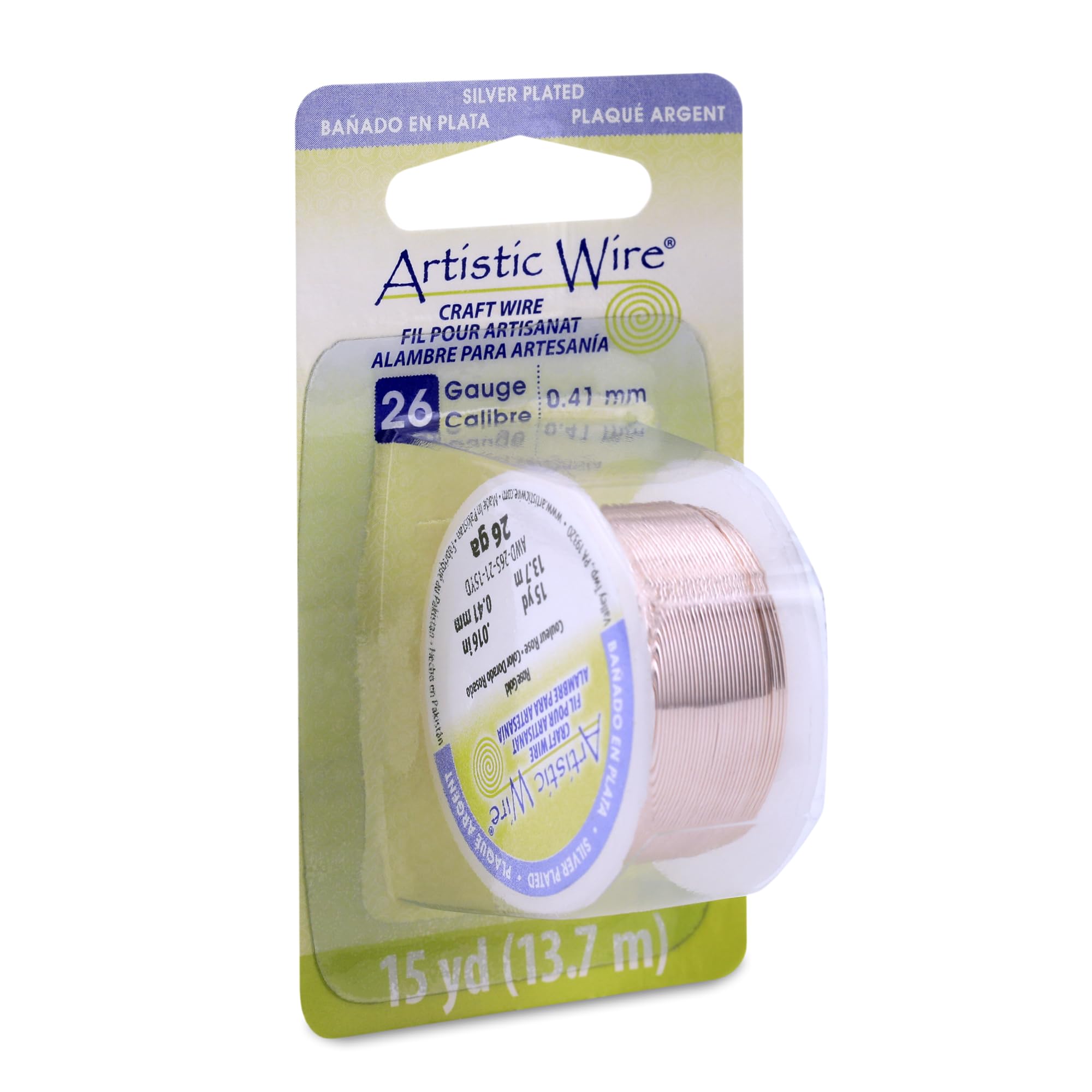 Beadalon Artistic Wire 26 Gauge 15yd-Rose Gold, Other, Multicoloured