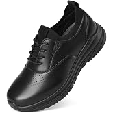 GINNI Boys Girls Casual Dress Sneakers Kids Comfortable School Oxford Shoes | Lace-Up Fit, Lightweight Cushioned &amp; Anti-Slip PU Sole, for Toddler/Little Kid/Big Kid/Youth, School Uniform &amp; Light Athletic